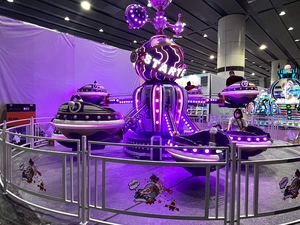 Công viên giải trí UFO Cabin tự điều khiển máy bay đi xe trẻ em máy bay trò chơi để bán - Product Image 5