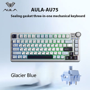 Aula au75 75% Ba chế độ hot Gasket chơi game BT có dây 2.4G không dây RGB hot-trao đổi Tiếng Anh <span class=keywords><strong>Arabic</strong></span> Ngôn Ngữ Cơ khí bàn phím - Product Image 6