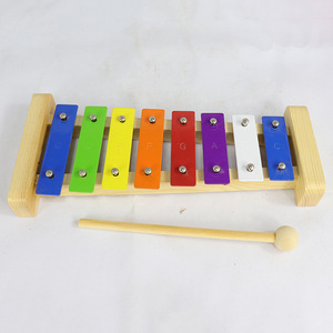 Xilófono de Madera Orff de Ocho Tonos al por Mayor, Instrumento de Percusión Educativo para Niños, Juguete Divertido para el Entrenamiento Temprano - Product Image 3