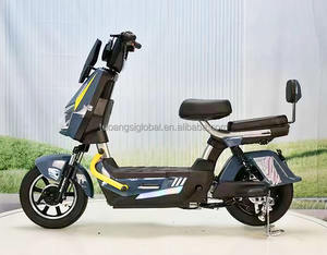 Superventas 500W 48V eléctrico de doble <span class=keywords><strong>asiento</strong></span> ciudad Ebike bicicleta marco de acero electrónico controlador inteligente batería rápida 60 kilómetros - Product Image 1