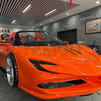 Nouvelle arrivée 2026, voiture à réaction de conception Ferrari, 170 °   Structure à trois coques avec moteur Yamaha pour les loisirs nautiques et les activités côtières