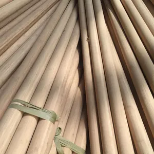 Tiras de bambu naturais de 50mm 3mm, bastão redondo