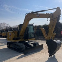 Excavatrice utilisée Caterpillar 308 de CAT 308E2 mini excavatrice originale du Japon 8ton excavatrice utilisée de CAT 308 mini excavatrice avec le pouce