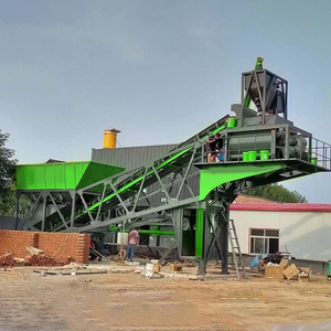 25m³/h Automatische Fertigmischbeton-Anlage Kleine Mini Tragbare Mobile Betonmischanlage Mobile Beton-Trommel-Mischanlage zum Verkauf - Product Image 2