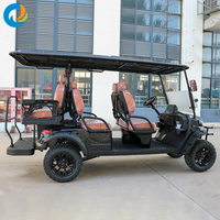 Voiture de golf électrique tout-terrain Robetaa 6 places, nouvelle voiturette de golf au lithium pour Club Car