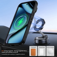Coque de téléphone antichoc 2-en-1 avec béquille et protection d'objectif coulissante pour Google Pixel 11 Pro XL
