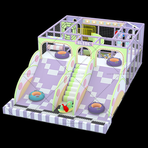 Parc de trampolines intérieur haut de gamme, mur d'escalade, éléments de parc à thème pour centres commerciaux, écoles, certifié CE, 500 kg - Product Image 1