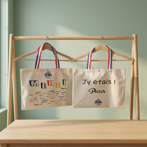 Bolsa de Compras de Lona de Algodón Orgánico Personalizable de Gran Capacidad, Duradera, Plegable, Ecológica, con Cierre de Cordón, para Venta al por Menor - Product Image 1