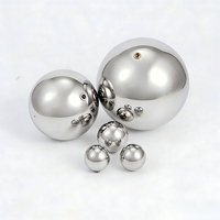 Bolas de Acero Cromadas AISI 10mm 12.7mm 20mm 25mm 30mm 316 de Acero Inoxidable, Bolsa de Plástico + Caja de Cartón + Caja de Madera