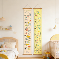 Règle de croissance personnalisée en puzzle, décoration murale pour chambre d'enfant, cadeau élégant pour enfants, cadeau de baby shower, décoration de chambre de tout-petit, tableau de hauteur
