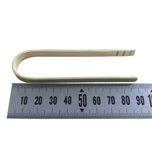 Karlniko 8cm ไม้ไผ่ขนาดเล็กที่ให้บริการที่คีบ<span class=keywords><strong>ขนมปัง</strong></span>เครื่องปิ้งขนมปัง - Product Image 6