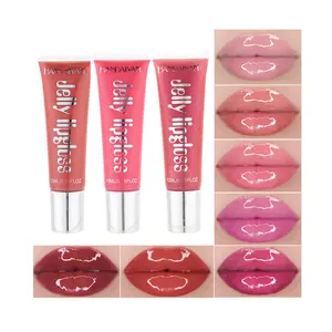 HANDAIYAN 12 Colors Vitamina E Shiny Clear Liquid Moisturizing 3D Glossy Plump Crystal Jelly Lipgoss Lip Gloss Gel