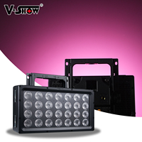 VSHOW Q8 Queen 28pcs 20W RGBWA UV 6in1 Puissant Lavage Led Luminaire IP66 Panneau de Scène Extérieur Éclairages Pour Dj Club Concert