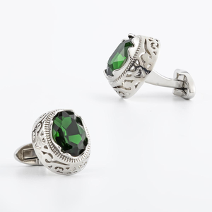 高級スタイルカフスリンクアクセサリー銅古典ジルコン出荷可能 - Product Image 5