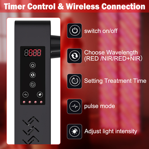 Oem ODM wavelenth Daisy chuỗi thiết kế 1800W điện toàn bộ cơ thể liệu pháp ánh sáng lớn ánh sáng màu đỏ điều trị giường thiết bị - Product Image 5