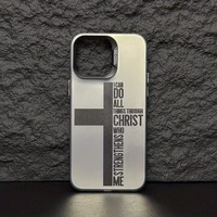 Coque de téléphone portable tendance avec impression UV de lettres anglaises croisées pour iPhone Xs Xr 7 8 11 12 13 14 15 16 17 Pro Max, coque de designer