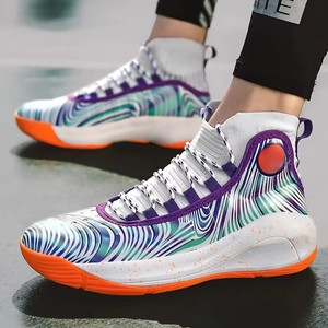 Venta Directa <span class=keywords><strong>de</strong></span> Fábrica, Zapatos <span class=keywords><strong>de</strong></span> <span class=keywords><strong>Baloncesto</strong></span> para Hombre al por Mayor, Zapatos Deportivos Antideslizantes <span class=keywords><strong>de</strong></span> Caña Alta, Zapatos <span class=keywords><strong>de</strong></span> <span class=keywords><strong>Baloncesto</strong></span> Transpirables para Parejas - Product Image 5