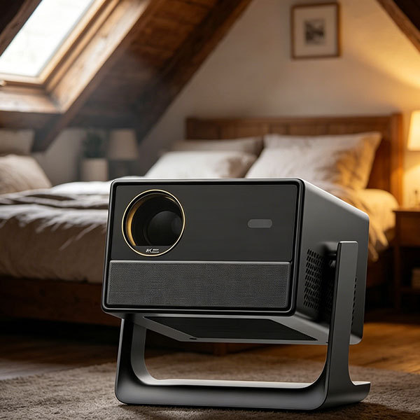 C50N Daylight High Lumens 4k Projector Auto Focus Digital Projector Led Display Usb Radio Digital School Projector