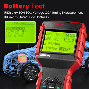 Probador Digital de Carga/Descarga de Baterías de Automóvil BST-500 con Alta Capacidad de 30-200AH y Rango de Medición de 7-30V - Product Image 5