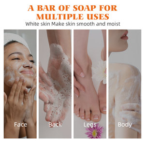 Bán buôn tự nhiên Vitamin E chất chống oxy hóa sáng mịn cơ thể trẻ hóa làm trắng da handmade cà rốt xà phòng cho khuôn mặt - Product Image 3