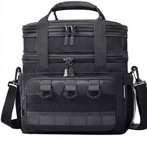 Sac isotherme tactique unisexe, étanche, avec bandoulière réglable, en polyester durable, léger et multi-usages pour le travail - Product Image 1