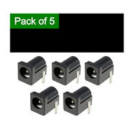 Connecteur de prise d'alimentation femelle 12 V CC à montage sur circuit imprimé, adaptateur de port rond pour bandes LED, caméras de vidéosurveillance et cartes DIY
