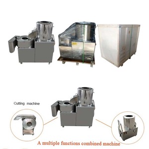 Éplucheur et coupeur de pommes de terre à opération facile de grandes quantités commerciales avec composant de noyau de moteur - Product Image 6