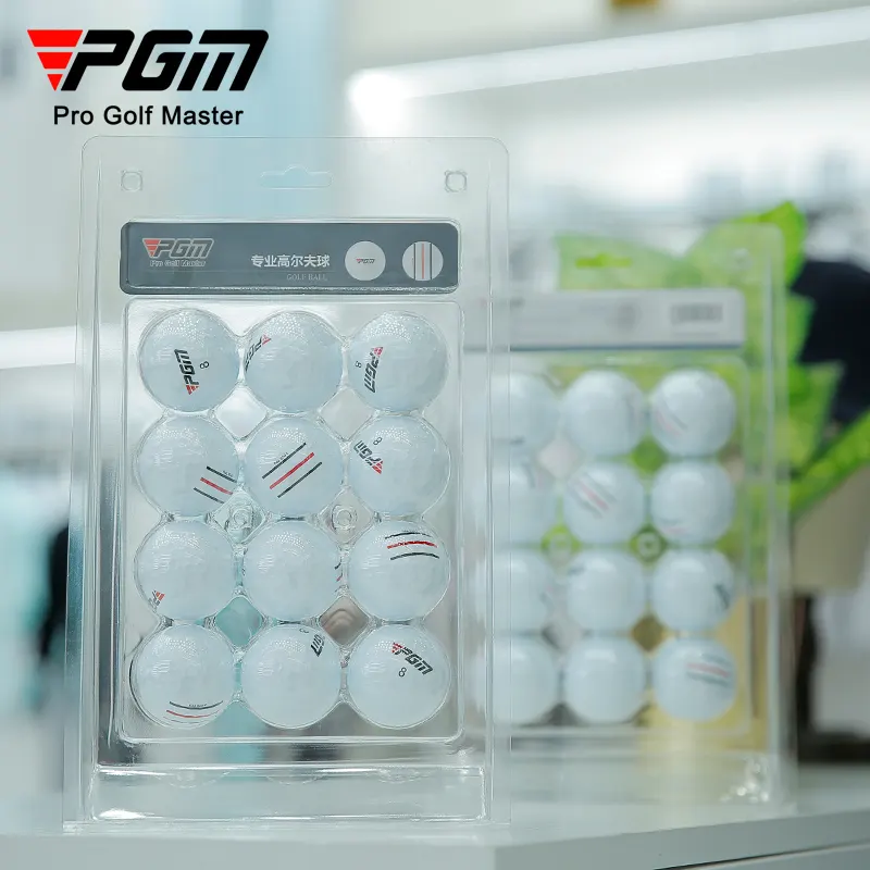 PGM custom logo high quality soft feel golf ball tournaments 3 layer golf ball golf balls with line