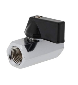 Mini Válvula de Bola de Latón NPT Hembra x Macho de 1/4 Pulgadas - Product Image 5