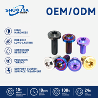 Kit de boulons décoratifs Surron Titanium Classe 4 anodisés bleus Itsalaya