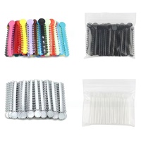 Anneaux de ligature multicolores transparents pour appareils dentaires, pour la correction dentaire