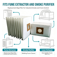 Filtres à sacs pour extracteur de fumée Pure Air 700, 4, 5, 6, 8, 10 packs, remplacement de filtre à air pour soudage laser, fibre synthétique