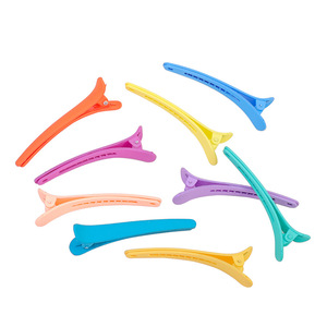 Pinzas para el Cabello Tipo Pico de Pato en Colores Pastel Esmerilados de 12 cm, Ligeras, de Color Sólido, para Uso Diario - Product Image 5