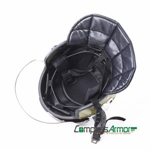 Casco táctico ligero de protección para la cabeza con visera transparente en venta, se ofrece OEM/ODM - Product Image 6