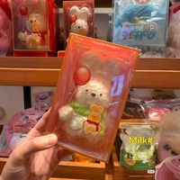 Jouet Squishy en PU à Rebond Lent, Design Mignon Ours Lapin Lait, Anti-Stress, Cadeau Fidget