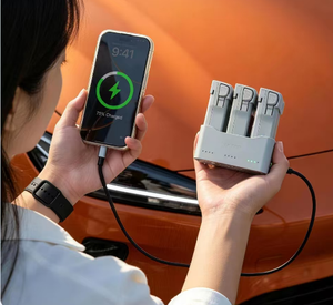 Hub de charge LKTOP 65W pour <span class=keywords><strong>3</strong></span> batteries Lito X1, 78 min, <span class=keywords><strong>4</strong></span> modes de charge, mode de stockage à 60 %, fonction Power Bank, USB-C, OEM Factory - Product Image 4