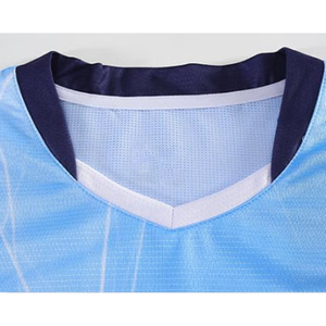 Jersey Badminton Ringan dengan Gradasi Warna, Bahan Elastis dan Pas, Atasan Pertandingan, Kain Tahan Gores, Dapat Digunakan untuk Latihan Harian dan Turnamen - Product Image 6