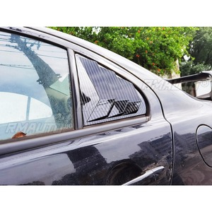 Embellecedor de ventana trasera triangular tipo aleta de tiburón para Mitsubishi LancerEX 2019-2016, cubierta embellecedora para ventana de ventilación lateral trasera, accesorios para coche - Product Image 4