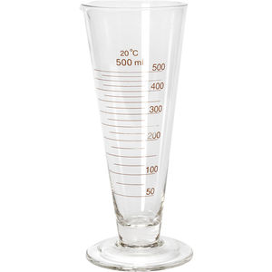 Buenos precios de cilindro de medición Cristalería de laboratorio Taza de medición triangular Cilindro de medición Clase a - Product Image 1