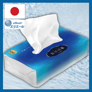 Qualité excellente, prix avantageux, 200 feuilles, 100% pulpe, 2 plis, Elleair Lotion, papier mouchoir doux, mouchoirs en papier pour le visage - Product Image 1