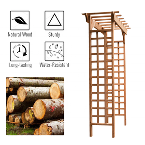 GreenGrow BAB1001 Arche <span class=keywords><strong>de</strong></span> mariage en bois massif <span class=keywords><strong>de</strong></span> sapin, écologique, à pression naturelle, pour toile <span class=keywords><strong>de</strong></span> fond, pont, pergola, tonnelle, arches, extérieur et jardin - Product Image 5