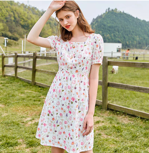 ผ้าคอตตอนปักลายลูกไม้สำหรับเด็กเสื้อผ้าสำหรับ100% ลายเรขาคณิตฉลุลายปักดีไซน์อย่างยั่งยืน - Product Image 2