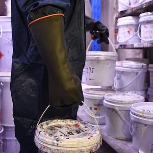 قفازات واقية من المطاط الصناعي للعمل اليدوي للأمان قفازات عمل مطاطية - Product Image 6