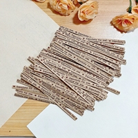 Duurzame, levendige eco-vriendelijke papieren kabelbinders van tin-tie papier, kraftpapier twist-ties voor broodzakken, verzegeling & verpakkingen voor feestdagen.