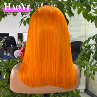 Perruques de cheveux humains bruts vietnamiens SDD, coupe droite, avec dentelle frontale HD 2x6, couleur 99j 350 P4/27 Ombré Rose Blond, style Bob ultra-lisse