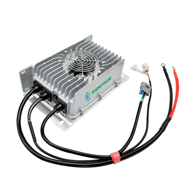 Waterproof IP67 Industrial Lithium/Lead Acid Battery Charger Onboard/Marine 12V/50A 24V/50A 48V/35A 60V/30A 72V/25A Aluminum
