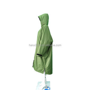 Fabricante de fábrica, Parka de natación, capucha seca, traje de neopreno de secado rápido, bata cambiante, abrigo Cálido impermeable, Poncho de Surf - Product Image 3