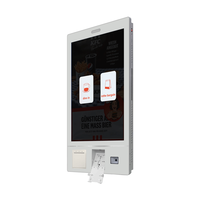 PC tout-en-un sur pied avec écran tactile LCD 21,5 pouces, processeur RK3288 Quad Core, 4 Go de RAM DDR3, 64 Go de stockage, double système d'exploitation, lecteur de codes-barres SDK