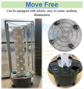 वाणिज्यिक 8 परतों 32 छेद पेटल टॉवर बढ़ते सिस्टम पेटल टॉवर पूरी ऊर्ध्वाधर हाइड्रोपोनिक प्रणाली - Product Image 3