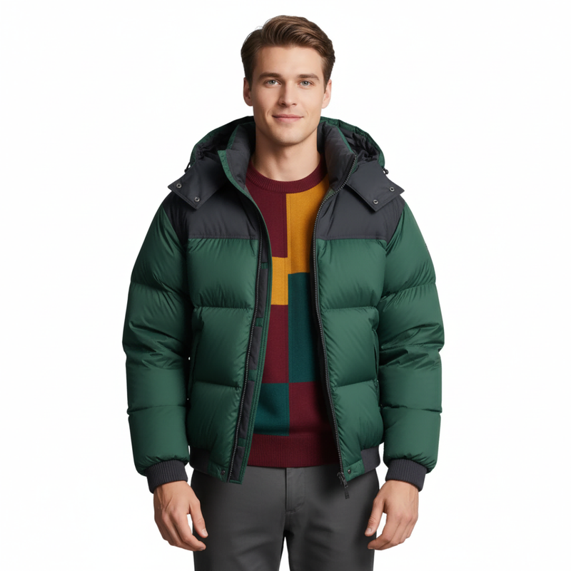 Trendy Casual Mens Coat Open Back
